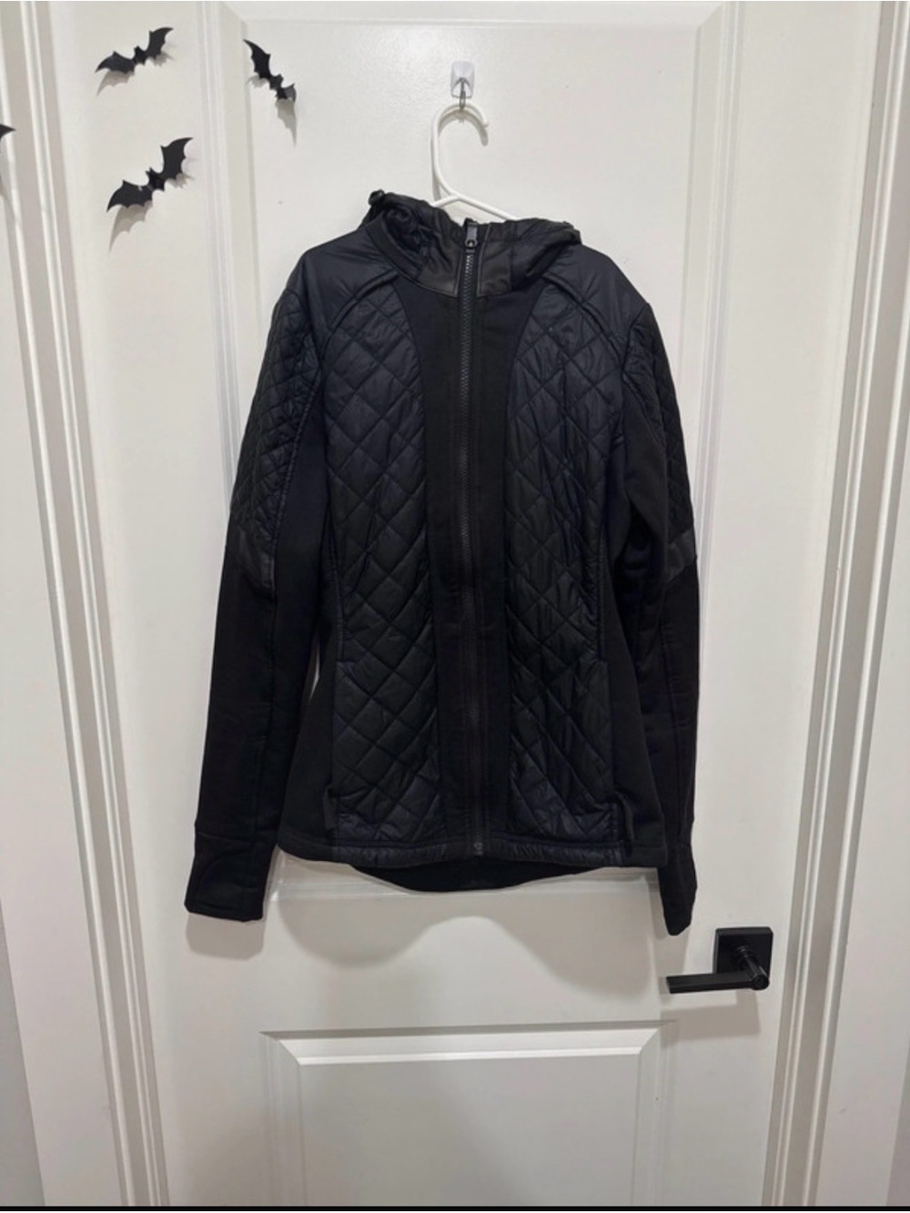 Athleta Rock Springs Full Zip Jacket Quilted Hoodie XXS